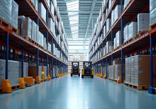 Inside view of our Astoria freight warehouse
